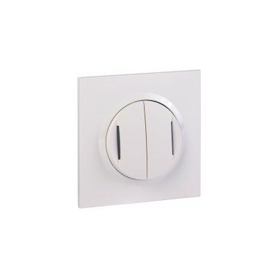 LEGRAND Transformeur 5 fonctions lumineuses blanc double - Dooxie one - 