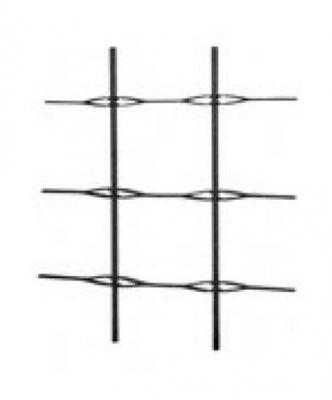 LECHUZA Treillis pour jardini&egrave;re  Trio Cottage noir 30
