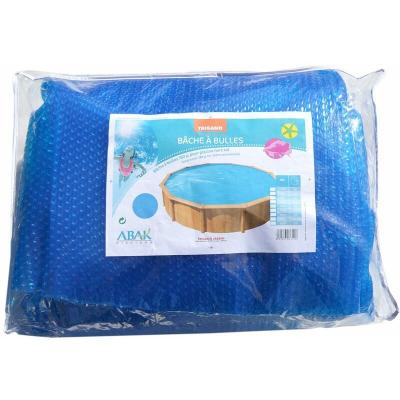 TRIGANO  - B&acirc;che &agrave; bulles ronde pour piscine &oslash; 4,6 m int&eacute;rieur - Bleu