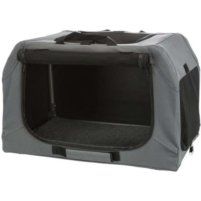 TRIXIE  Caisse de transport pour chiens Easy Soft S/M Gris
