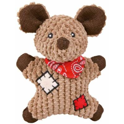 MON ANIMALERIE Souris Avec Chiffon, Tissu/Jute, 19 Cm - 