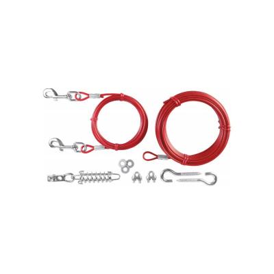 TRIXIE C&acirc;ble d'attache acier avec longe pour chien. -  - TR-2293