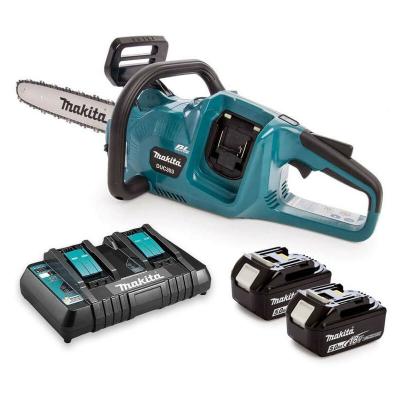 MAKITA  - tronionneuse sans fil 36v 35 cm + 2 batteries 18v 3ah li-ion + chargeur rapide - duc353rf2