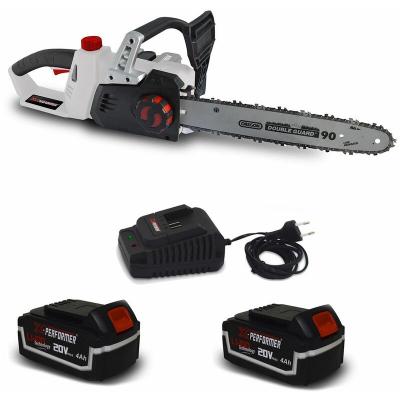 X PERFORMER Tron&ccedil;onneuse 40V (2x20V) XPTRO40LI-2B - Double S&eacute;curit&eacute; - Graissage Auto + 2 Batteries 4 Ah - chargeur