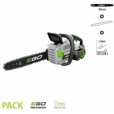 EGO POWER+ Tronconneuse electrique 1800W &agrave; batterie guide Oregon 45 cm+ CS1800E