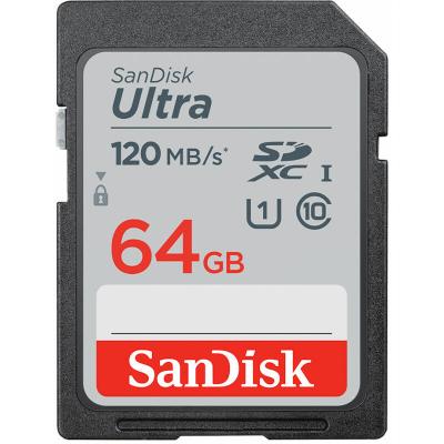SANDISK  Ultra - Carte m&eacute;moire flash - 64 Go - Class 10 - SDXC UHS-I