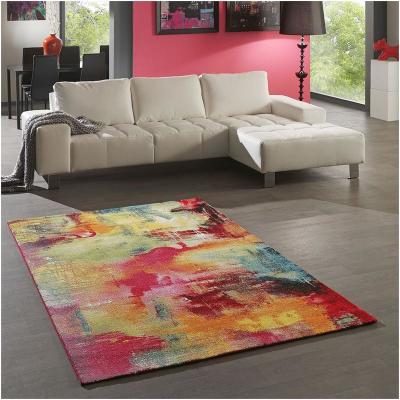 UNAMOURDETAPIS Tapis salon et chambre tiss&eacute; motif g&eacute;om&eacute;trique LYN8 BELO 4