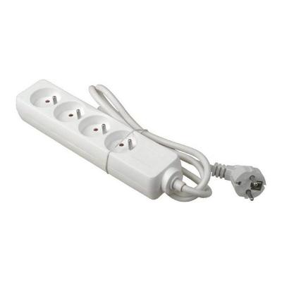 CHACON  - Universeel - prise mult+cordon 4x16a rectang. Blanc 1.5m -