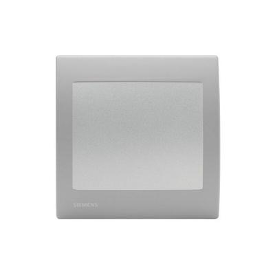 SIEMENS  - Va et Vient Silver Delta Iris + Plaque basic Silver