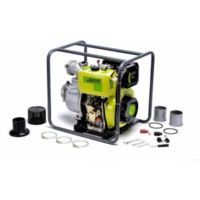 VARAN MOTORS Pompe &agrave; eau Diesel Motopompe 4'' 406cc 10CV, D&eacute;m. Electrique, 96m3/heure, 31m max