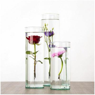 ESSCHERT DESIGN  Vase Fleur Immerg&eacute;e - D 12,2 X H 30 Cm - Verre