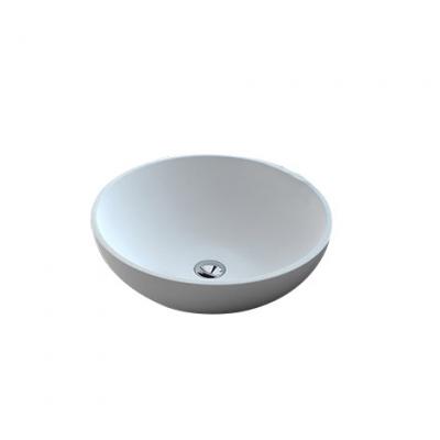 Vasque &agrave; poser ronde 40 cm en Solid surface - Bol&eacute;a