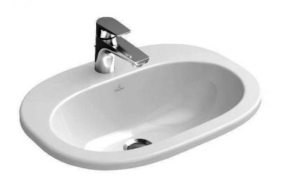 Villeroy et Boch - Vasque &agrave; encastrer O.Novo 56 x 40,5 cm, Blanc