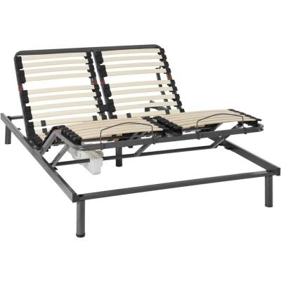 VENTE UNIQUE Sommier &eacute;lectrique de relaxation 5 plans de couchage - 140x200 cm - moteur okin