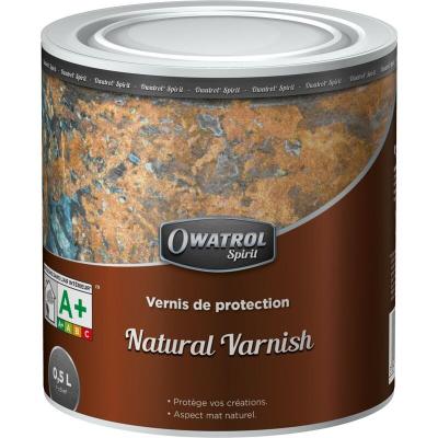 OWATROL  - NATURAL VARNISH - vernis de protection - 0.5L