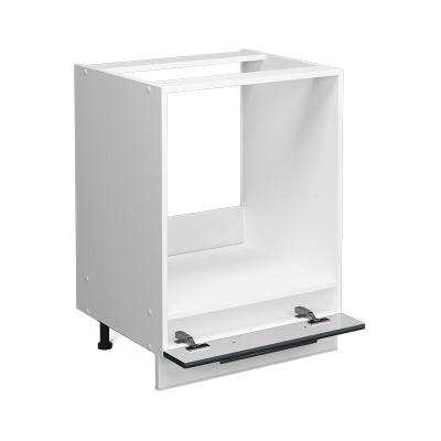 VICCO  meuble pour four fame-line, bleu fonc&eacute; brillantblanc, 60 cm sans plan de travail 