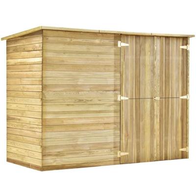 VIDAXL  - Abri de jardin 232x110x170 cm Bois de pin impr&eacute;gn&eacute; Marron