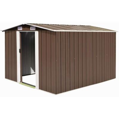 VIDAXL  - Abri de jardin 257 x 298 x 178 cm M&eacute;tal Marron Brown