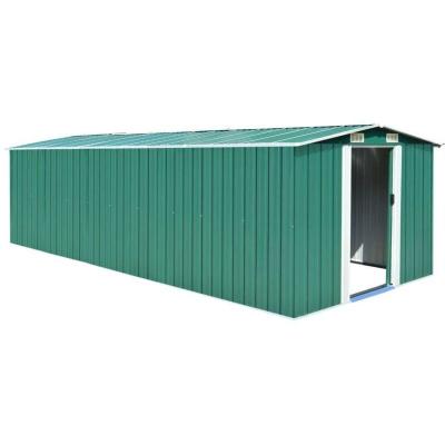 VIDAXL  abri de jardin 257x580x181 cm m&eacute;tal vert 143352
