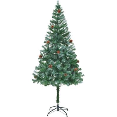 Vidaxl - Arbre de No&euml;l artificiel avec pommes de pin 180 cm n/a