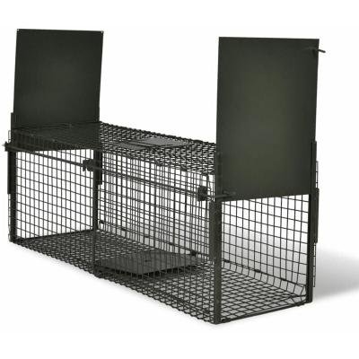 VIDAXL Attrape &agrave; animaux avec 2 portes