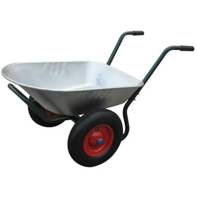 VIDAXL Brouette Jardinage 2 Roues 80 L 