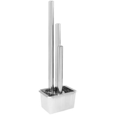 VIDAXL  - Fontaine de jardin Argent&eacute; 48x34x153 cm Acier inoxydable n/a
