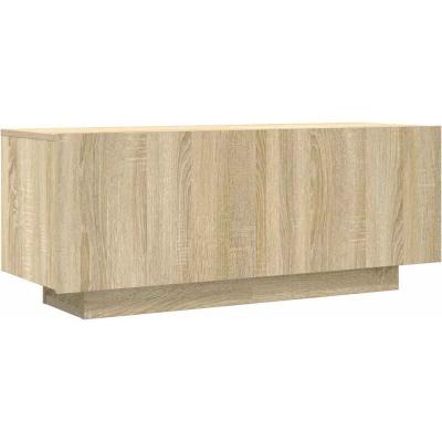 VIDAXL  meuble tv ch&ecirc;ne sonoma 100x35x40 cm agglom&eacute;r&eacute;