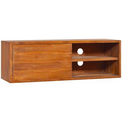 VIDAXL  meuble tv mural 90x30x30 cm bois de teck massif 289084