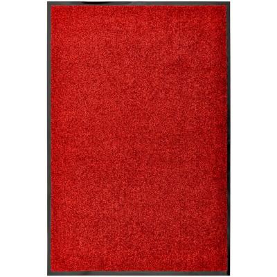 VIDAXL Paillasson lavable Rouge 60x90 cm  Rouge