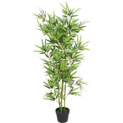 VIDAXL  plante artificielle avec pot bambou 120 cm vert 244456