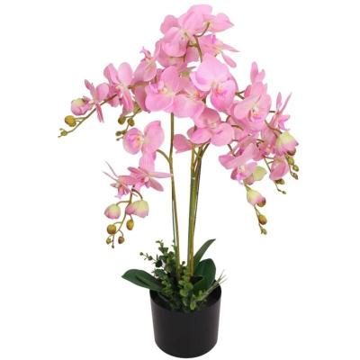 VIDAXL  - Plante artificielle avec pot Orchid&eacute;e 75 cm Rose Rose