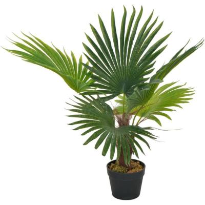 VIDAXL  plante artificielle avec pot palmier vert 70 cm 280192