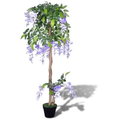 VIDAXL  - Wisteria artificiel avec Pot 120 cm n/a