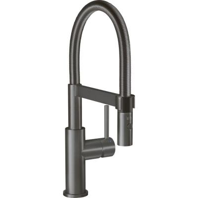 VILLEROY & BOCH Robinet cuisine Steel expert compact, anthracite, Sans nettoyant