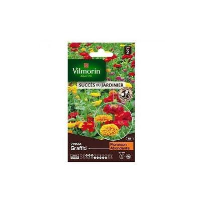 VILMORIN  - Sachet graines Zinnia Graffiti