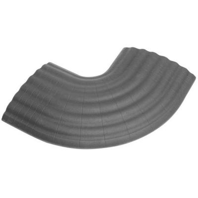 DEFENDER   Office Virage 90&deg; gris pour Passage de C&acirc;ble 4 Canaux