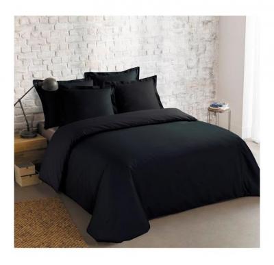 VISION  Parure de couette unie - 220 x 240 cm - Noir