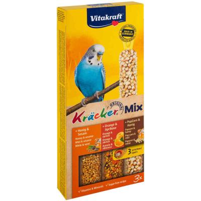 VITAKRAFT Kracker Pour Perruches Au Miel/Orange/Pop-Fit 