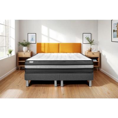 VITALIT Ensemble matelas m&eacute;moire de forme + sommier 200x200 cm  - VITALPOWER ZEN