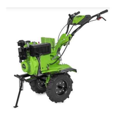 VITO Motoculteur Diesel Moteur 7 CV 246 cm3 Motobineuse avec fraises et butteur D&eacute;marrage &eacute;lectrique  