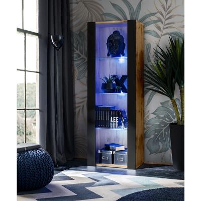 Other Komodee, Vitrine Armoire Tivoli, Noir/Wotan Noir