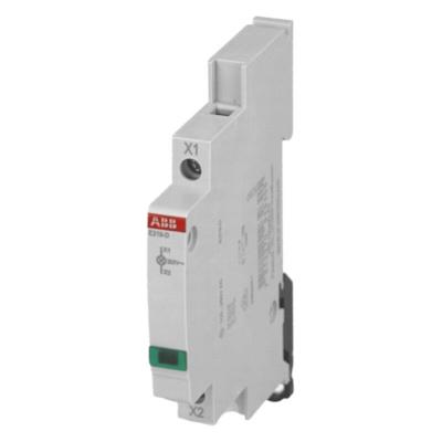 ABB Voyant modulaire vert 230V  Largeur &frac12; module. Tension : 115-250V. Couleur : Vert.