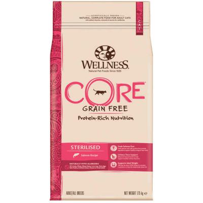  Wellness CORE croquettes pour chat sterilis&eacute; Ocean - 1,75Kg au saumon