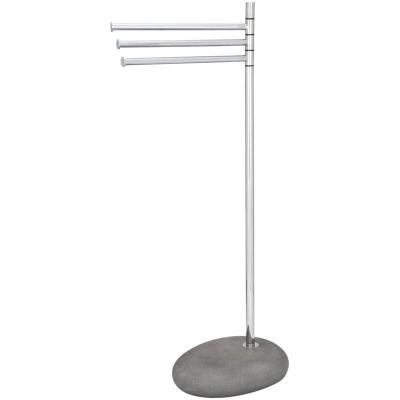 WENKO  Porte-serviettes Pebble Stone gris