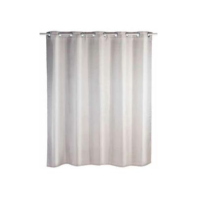 WENKO Rideau de douche - Accroche facile - 180 x 200 cm - Taupe 