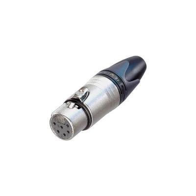 NEUTRIK XLR femelle droit NC6FXX Nombre de p&ocirc;les: 6 argent 1 pc(s)