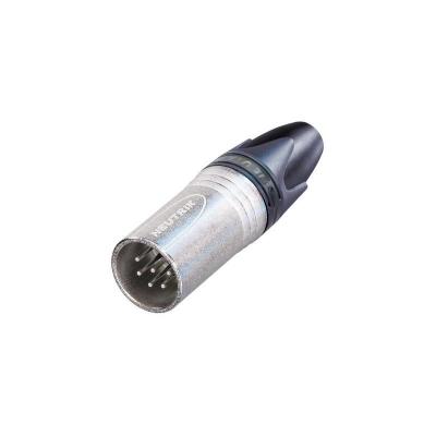 NEUTRIK XLR m&acirc;le droit NC6MXX Nombre de p&ocirc;les: 6 argent 1 pc(s)