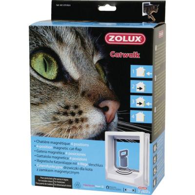 ZOLUX  Chati&egrave;re 4 Positions Magn&eacute;tique pour Chat Blanc