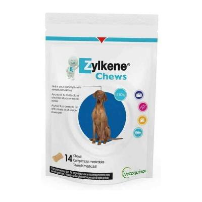 ZYLKENE Vetoquinol  Chew Chien 15 &agrave; 60kg 450mg 14 bouch&eacute;es